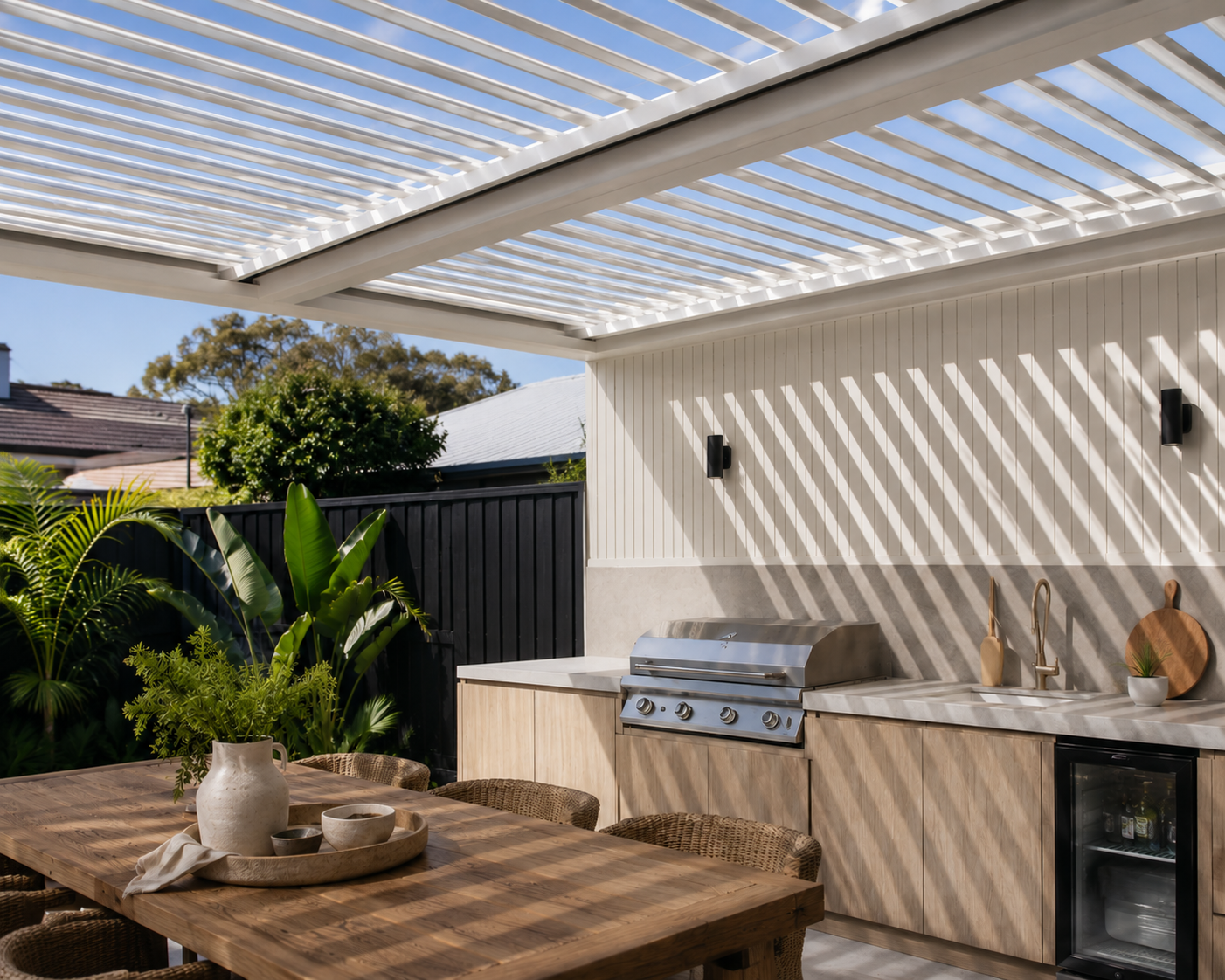 Louvered Roof